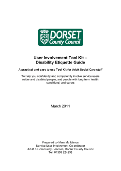 Disability Etiquette Guide