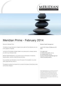Meridian Prime - February 2014