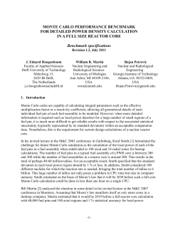 Monte Carlo Benchmark Guideline