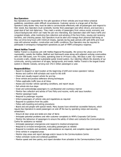 Bus Operator Job Description
