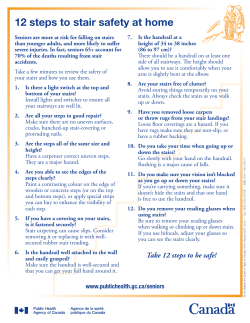 12 steps to stair safety at home