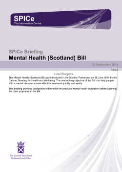 Mental Health (Scotland) Bill
