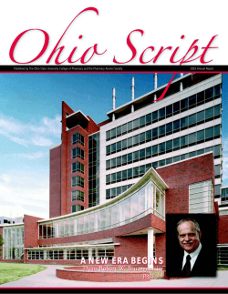 2003 Annual Report - The Ohio State University College of Pharmacy