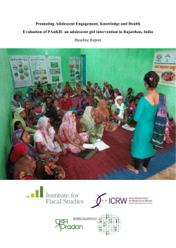 Promoting Adolescent Engagement, Knowledge and Health