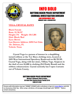 INFO BOLO - City of Daytona Beach