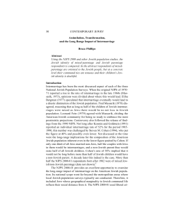 50 CONTEMPORARY JEWRY Assimilation