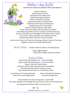 Mother`s Day Buffet