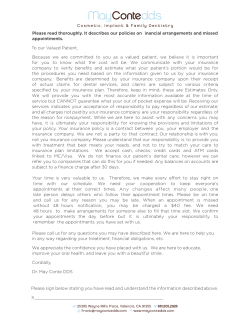 Please read thoroughly. It describes our policies on inancial