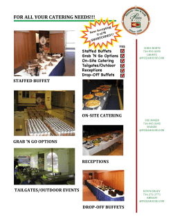 FOR ALL YOUR CATERING NEEDS!!!