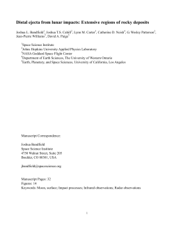 Distal ejecta from lunar impacts: Extensive regions of rocky deposits