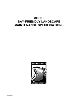 model bay-friendly landscape maintenance specifications