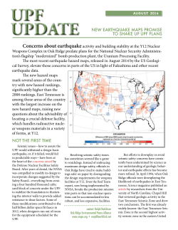 August 2014 - Oak Ridge Environmental Peace Alliance