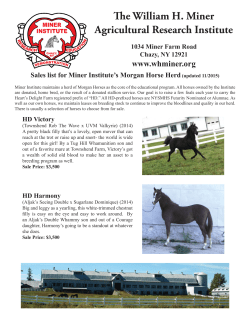 sales list.indd - Miner Institute