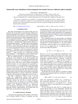 Numerically exact calculation of electromagnetic heat transfer