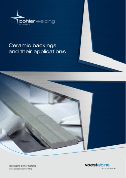 Ceramic backings and their applications