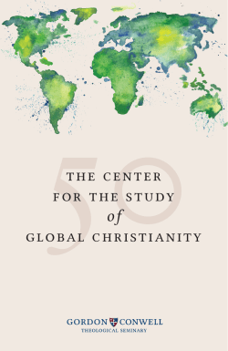 the center for the study of global christianity
