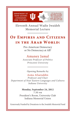 Of Empires and Citizens in the Arab World: