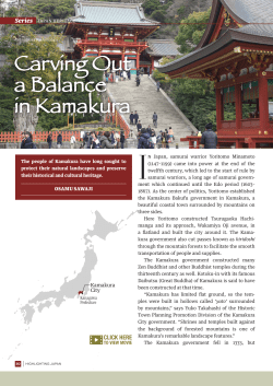 Carving Out a Balance in Kamakura