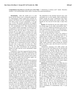 Compositional convection in a Fe