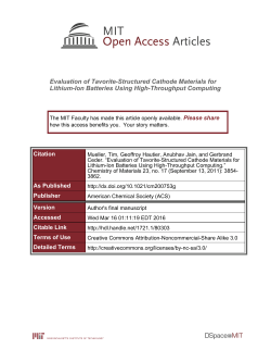 Evaluation of Tavorite-Structured Cathode