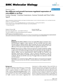 Sex-different and growth hormone