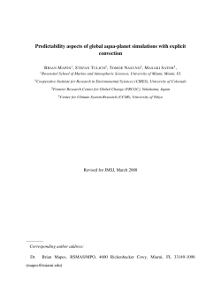 Predictability aspects of global aqua-planet simulations with explicit