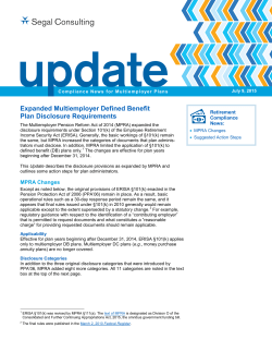 Expanded Multiemployer Defined Benefit Plan Disclosure