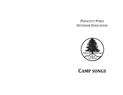 camp songs - Prescott Pines