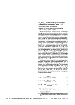 Li10P4N10 - A Lithium Phosphorus(V) Nitride Containing the New