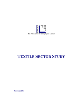 textile sector study