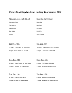 KnoxvilleAbingdonAvon Holiday Tournament 2016