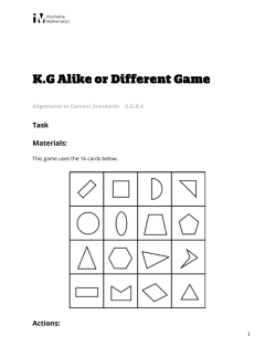 Actions - Illustrative Mathematics