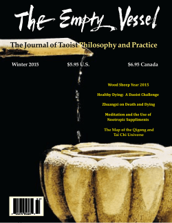 The Journal of TaoistPhilosophy and Practice