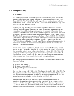 27.6 Polling of the Jury