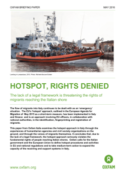 Hotspots, Rights Denied