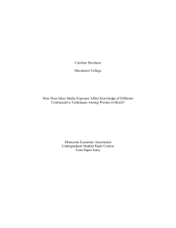 How Does Mass Media Exposure Affect Knowledge of Different