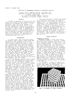 Detection of Homogeneous Regions by Structural Analysis