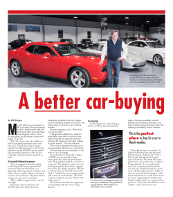 This is the perfect place to shop for a car in March weather.