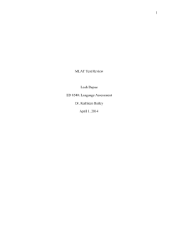 MLAT Test Review