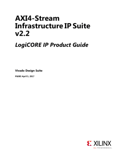 AXI4-Stream Infrastructure IP Suite