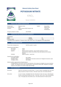potassium nitrate