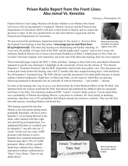 Prison Radio Report from the Front Lines: Abu