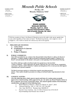 Mounds Public Schools