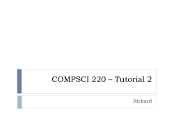 Tutorial 2 notes