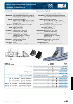 Aluwinkel 60 Alu Connection Angle 60