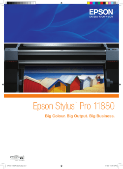 Epson Stylus&trade; Pro 11880