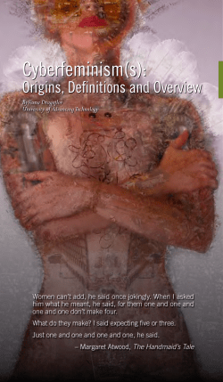 Cyberfeminism(s): Cyberfeminism(s)