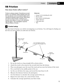 5B Friction - CPO Science