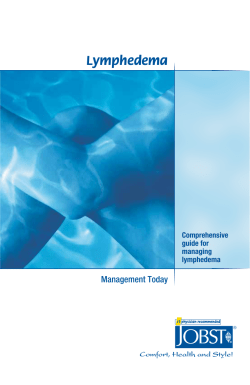 Clinician Lymphedema Brochure