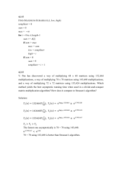 if sum > max max = sum low = tempStart high = i